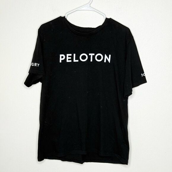 Peloton Century Black Short Sleeve Tee - Women’s US XL - Picture 1 of 5